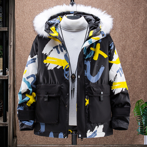 2022冬季羽绒服青少年流行休闲帅气外套男装DS-B247-MY66-P110图片