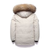 2020电商B247外穿白鸭绒青少年工装羽绒服加厚户外短款MY80-P100，男装羽绒服，电商B247