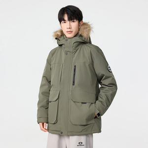 冬季暖标防风防寒白鸭绒连帽外套羽绒服情侣款B247-5299-p375,男装羽绒服,电商B247