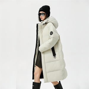 冬季暖标90白鸭绒连帽外套羽绒服情侣款 带B247-2689-p220图片