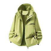 四季 P70 9236 户外运动防风防水冲锋连帽夹克日常休闲情侣装 B247