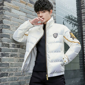 电商 B247冬季新款欧洲风帅气烫钻亮面抗寒保暖羽绒服潮9331-P190图片