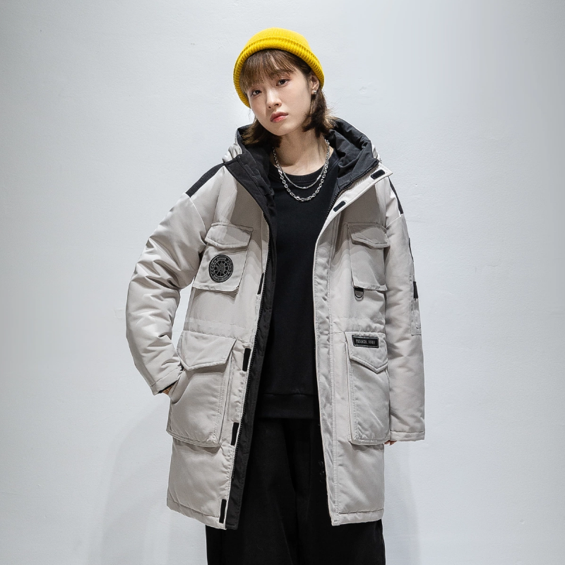 2022冬季新款男女同款羽绒服加厚连帽外套DS-B247-2129-P190图片