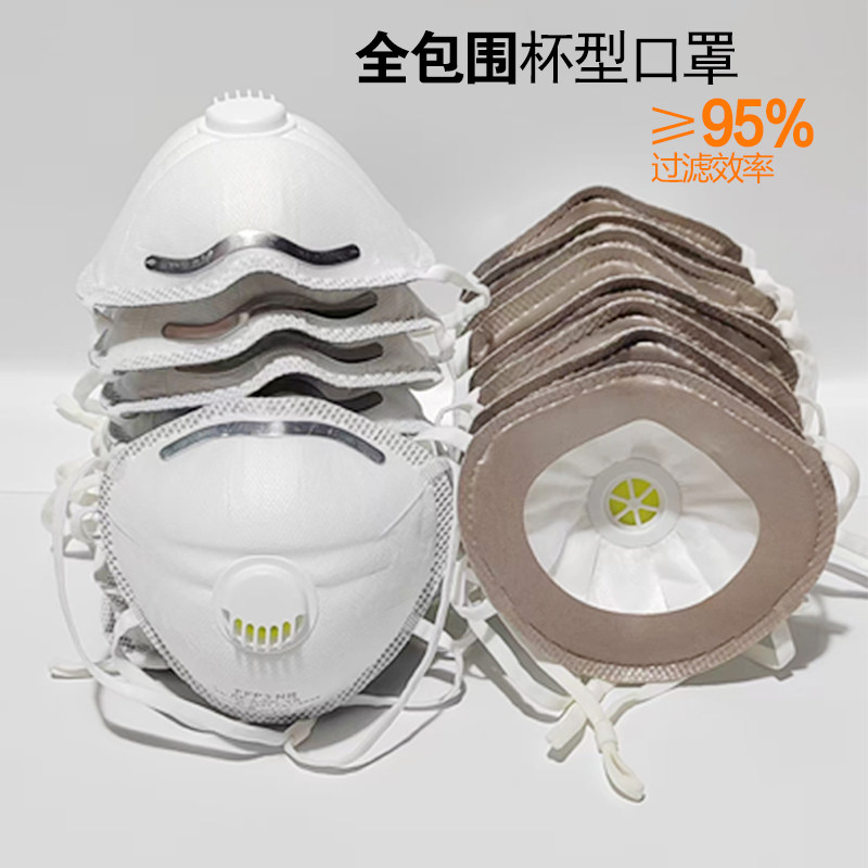 防尘口罩全包围可调节头绳