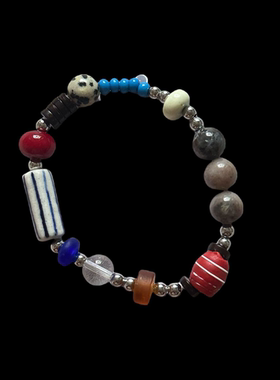 复古琉璃古董陶瓷串珠手串手链