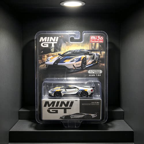 minigt 280号 福特GT mk2 海外版缺镭射标 1/64 合金汽车模型