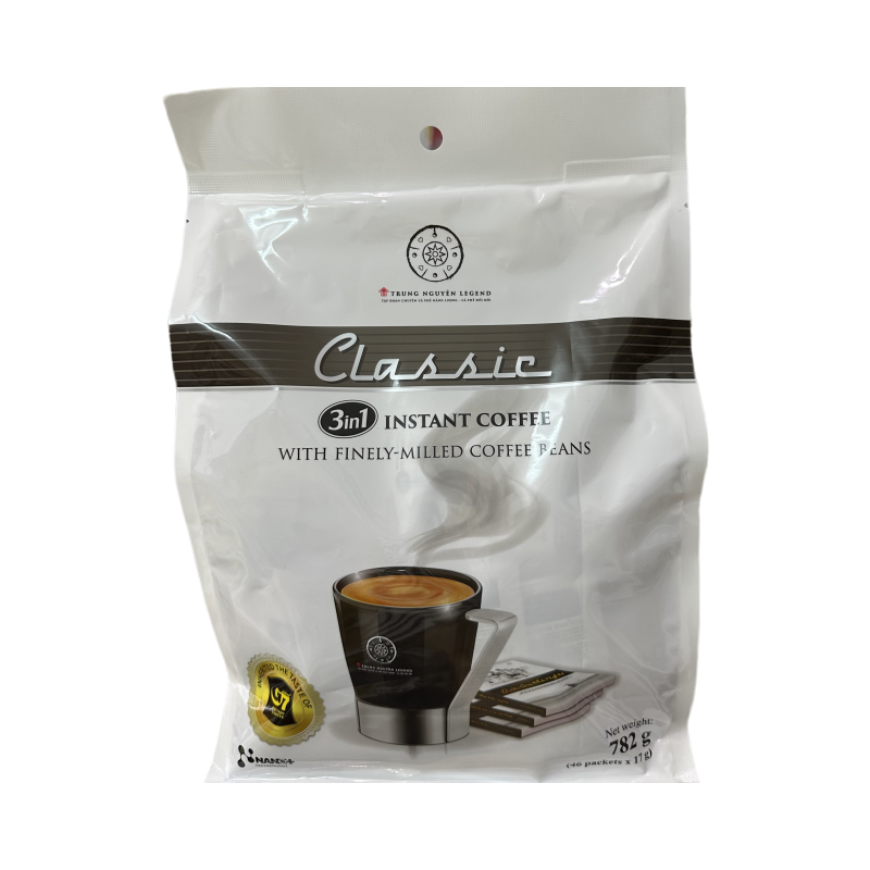 越南进口g7咖啡中原legend甄典版三合一速溶咖啡粉782g原味冲46杯