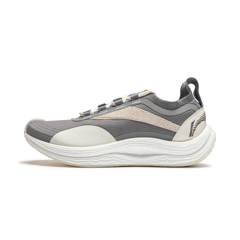 李宁2024春中性时尚潮流运动低帮板鞋休闲鞋子黑色AZGU021-B品