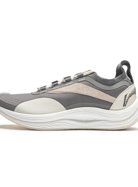 李宁2024春中性时尚潮流运动低帮板鞋休闲鞋子黑色AZGU021-B品