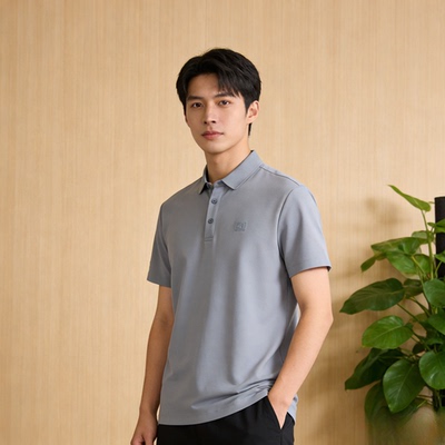 361度运动T恤男式夏季翻领短袖上衣男士商务POLO衫552424025A
