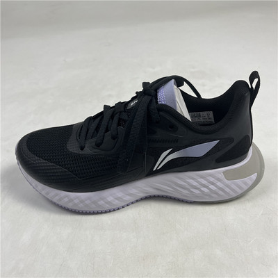 李宁跑鞋女2024夏季新款女子时尚潮流透气百搭休闲慢跑鞋ARSU112