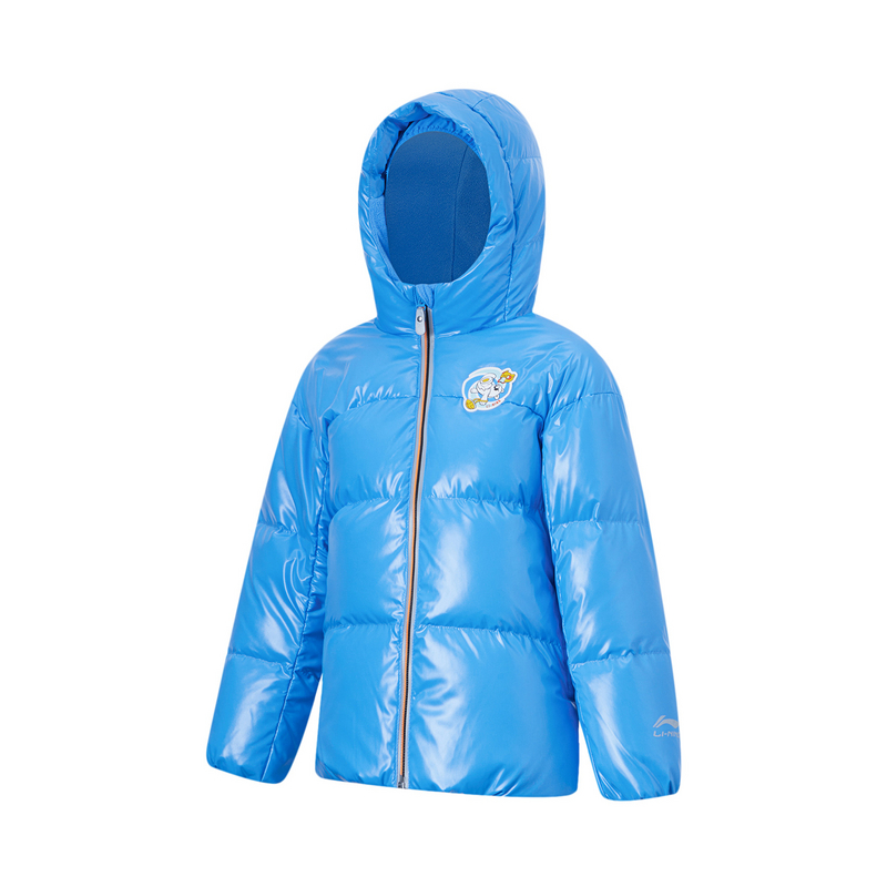 李宁童装男小童冬季运动生活系列保暖连帽短羽绒服YYMT063-B品