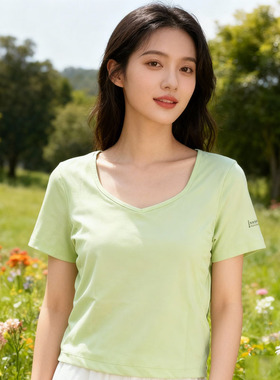 361短袖女半袖透气短t恤休闲运动上衣562324126