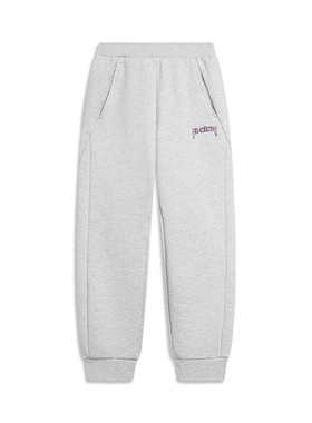 李宁冬季儿童时尚运动生活系列束脚抓绒针织长裤YKLT346-B品