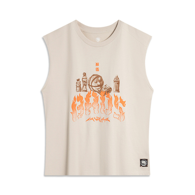 李宁反伍BADFIVE背心男子夏季新款篮球运动宽松上衣AVSU461-B品