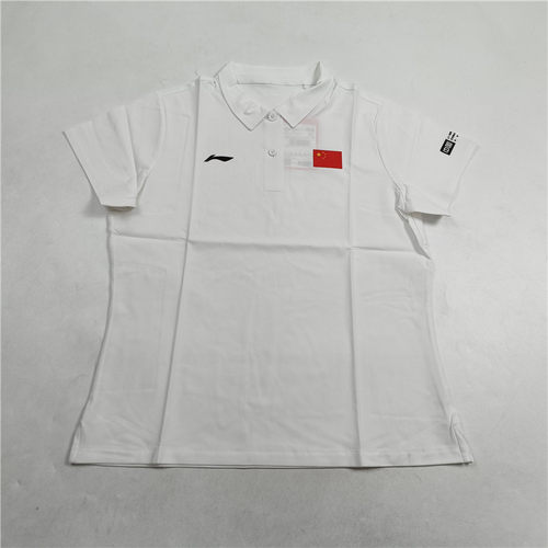 李宁国家队队服女夏季速干清爽透气短袖POLO衫训练运动服APLS230