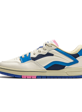 李宁惟吾 PROS女子系带时尚经典复古耐磨滑板专业鞋AEPU050-B品