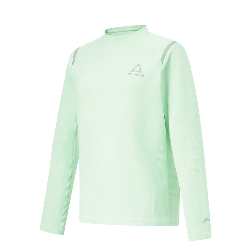 李宁运动上衣女童综合体能系列常规长袖针织运动上衣YWYT014--B品