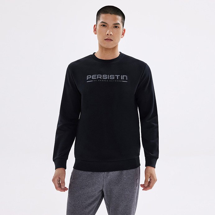 361&deg;春秋男装保暖舒适亲肤休闲简约百搭男式卫衣652444804Y