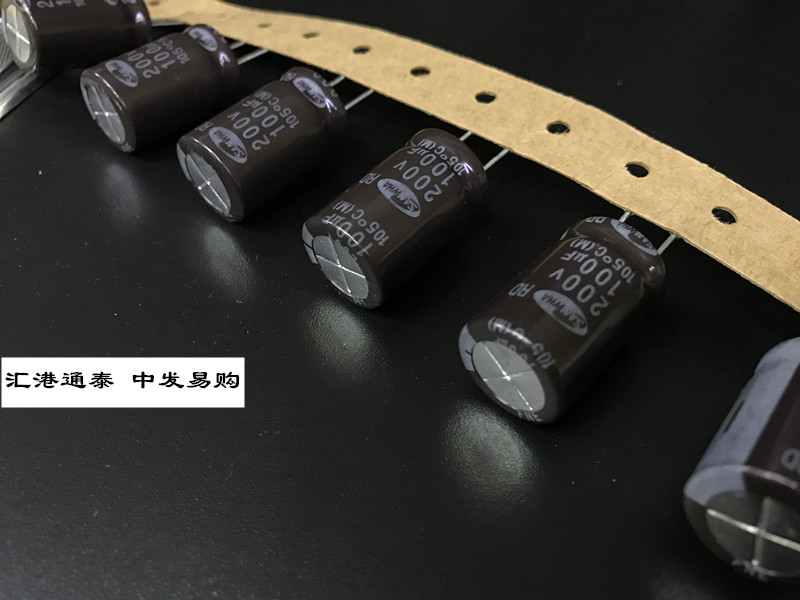 SAMWHA进口电解电容200V100UF 16X25 韩国三和 RD系列 100UF 200V