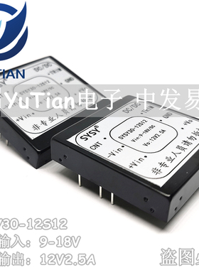 3012S12 DCDC隔离电源模块 DC12V转DC12V2.5A/30W降压 91