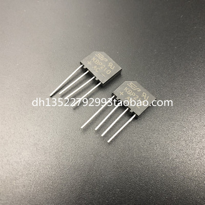 厂家直销 直插KBP210整流桥 KBP210G桥堆 DIP-4 2A 1000V KBP封装