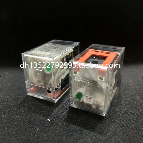 代理原装欧姆龙继电器OMRON:MY4NGS24VDC 5A250VAC 14脚四组转换
