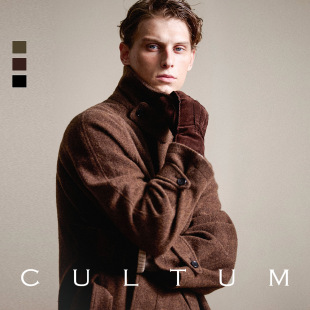 【全手缝可触屏】CULTUM男士秋冬通勤骑行手缝珠边纯皮分指手套