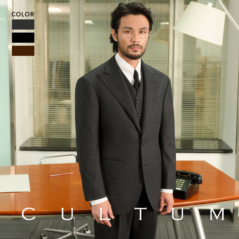 110支70澳洲羊毛半麻衬西服套装