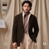 CULTUM意式 80%澳毛 针织无结构免熨烫西服外套男商务休闲西装
