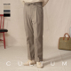 男长裤 CULTUM秋冬商务差旅人字纹抽绳弹力腰休闲裤 抗皱易打理