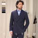 男 CULTUM通勤轻商务双排戗驳领西服套装 速干可机洗免熨
