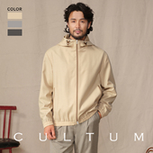 休闲外套 CULTUM秋冬商务差旅连帽夹克男士 50%羊毛 挺阔易打理