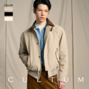 休闲短款 新款 CULTUM冬季 羽绒服男保暖哈灵顿夹克外套 90白鸭绒