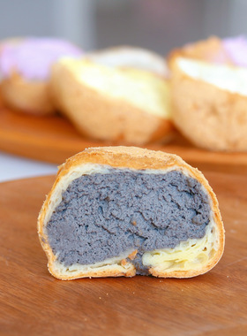 【悠悠小食光】奶油麻薯包 南瓜 芝麻 芋泥 枣泥 多口味 手工制作