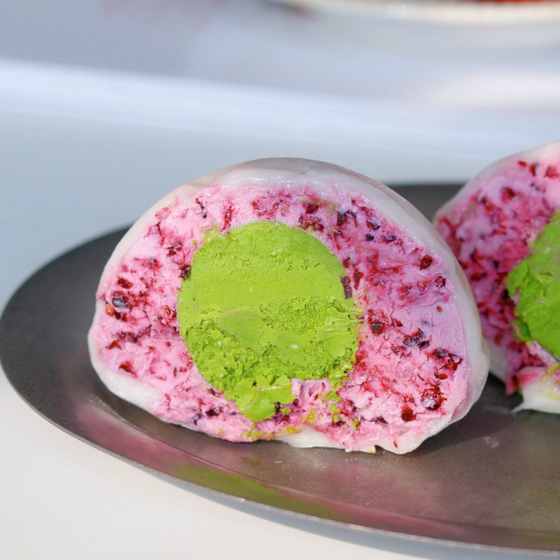 【悠悠小食光】抹茶桑葚生巧奶酪团子 抹茶杨梅 桑葚 大福多口味