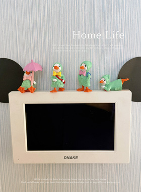 可爱卡通家居可视对讲门铃创意摆件遮丑神器开关装饰贴玄关客厅饰