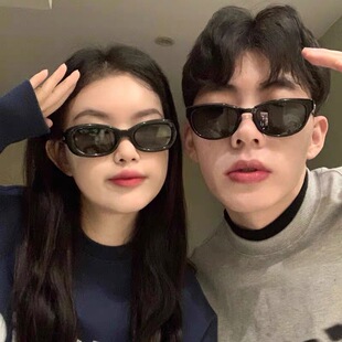 复古嘻哈日常墨镜女款高级感猫眼太阳眼镜夏防紫外线强光欧美小脸