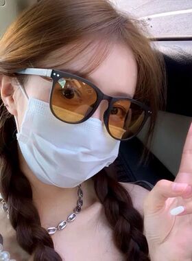 墨镜可折叠网红同款复古风太阳镜