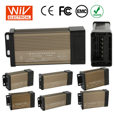 -F12V400W防雨开关电源100W300W500W 24V5V招牌广告LED发光字专用