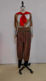 定制全国舞蹈大赛男子群舞满江红同款舞蹈服装民族民间舞蹈演出服