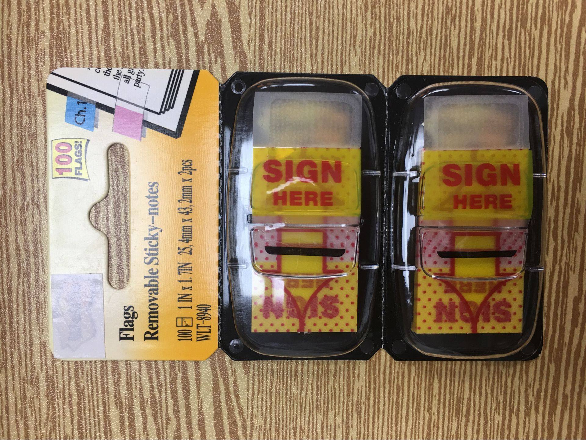 包邮 万里通8940SIGN/HERE胶片指示贴 胶条告示贴 N次贴 书签