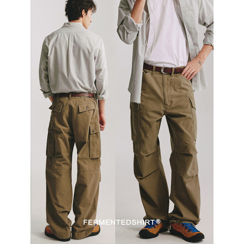 fermentedshirt工装伞兵裤多口袋