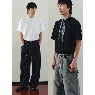 圆领百搭基础休闲短袖 全棉经典 T恤男女 新品 FERMENTEDSHIRT25夏季