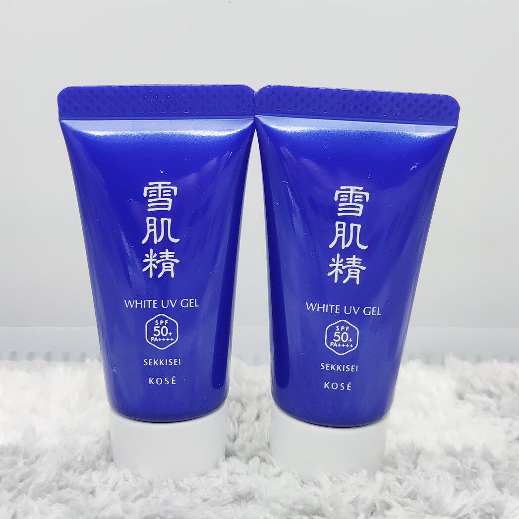 雪肌精轻盈防晒啫喱面部防晒霜防晒黑隔离霜乳(全店满50包邮)