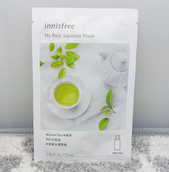 innisfree/悦诗风吟悦享鲜萃面膜绿茶补水保湿(全店满50包邮)