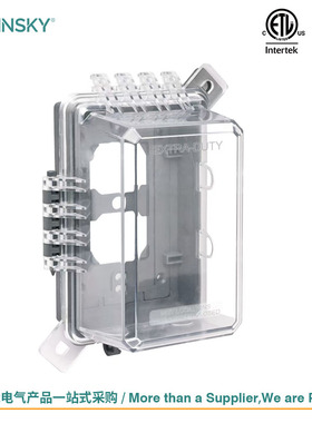 USLINSKY灵天美标透明防溅盒开关插座保护盒ETL认证防水盖WPB-1