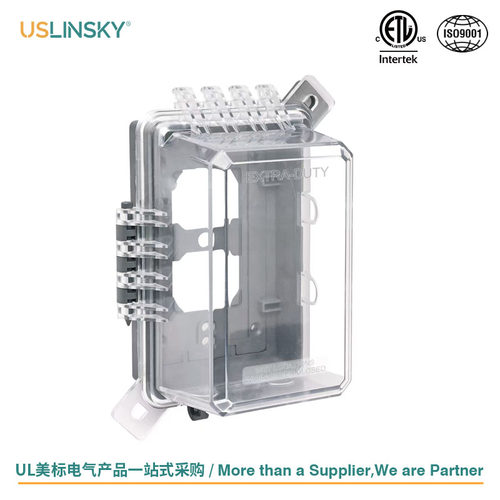 USLINSKY灵天美标透明防溅盒开关插座保护盒ETL认证防水盖WPB-1