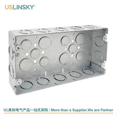 【新品直降】USLINSKY灵天美标金属接线盒美国UL认证镀锌钢LT952