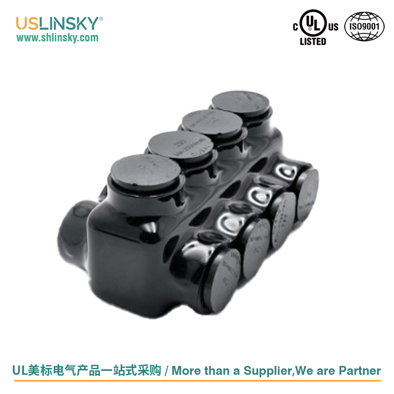 Linsky灵天 绝缘多芯电缆连接器 UL认证 美标两侧入口多芯端子